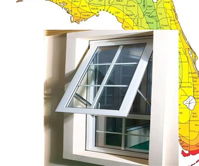 Orkaanbestendige luifelramen